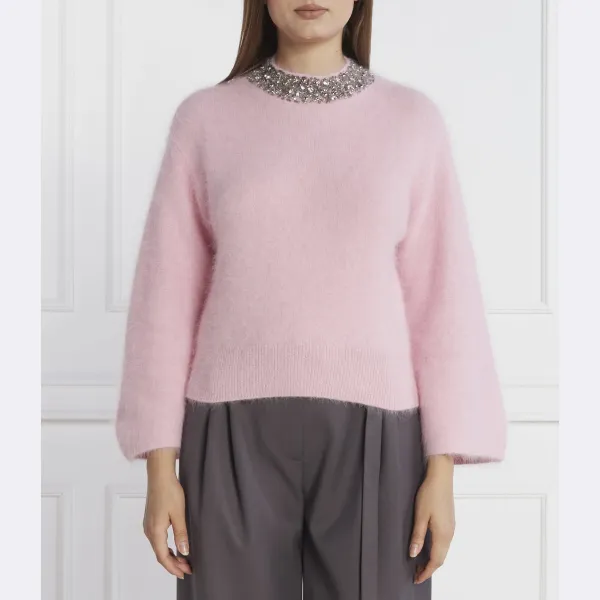 Шерстяной свитер обычного кроя Liu Jo, розовый
Шерстяной свитер обычного кроя Liu Jo, розовый