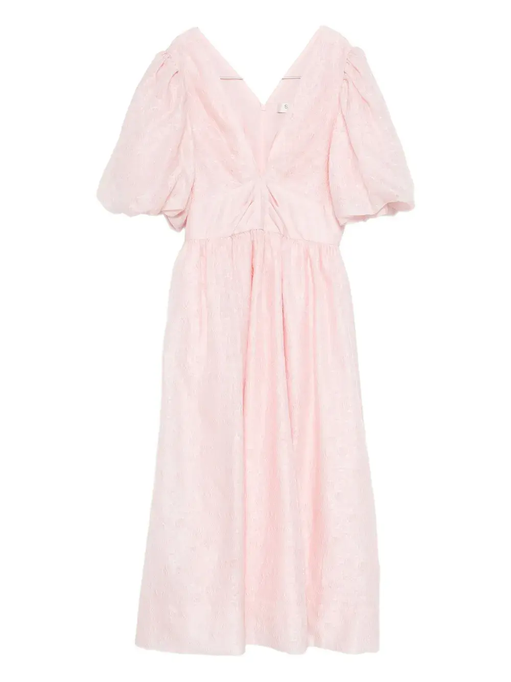 Платье миди с объемными рукавами и V-образным вырезом Sea, розовый
Платье миди с объемными рукавами и V-образным вырезом Sea, розовый