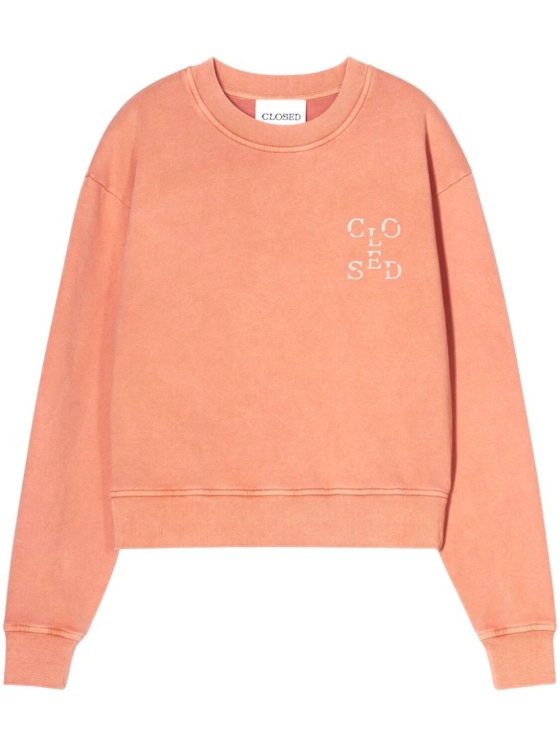 Закрытая принтованная толстовка Closed, оранжевый 
Закрытая принтованная толстовка Closed, оранжевый