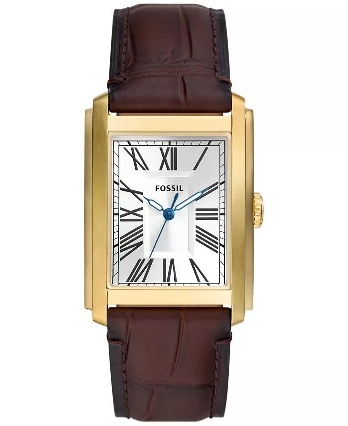 Мужские часы Carraway с тремя стрелками, коричневые кожаные, 30 мм Fossil, коричневый
Мужские часы Carraway с тремя стрелками, коричневые кожаные, 30 мм Fossil, коричневый