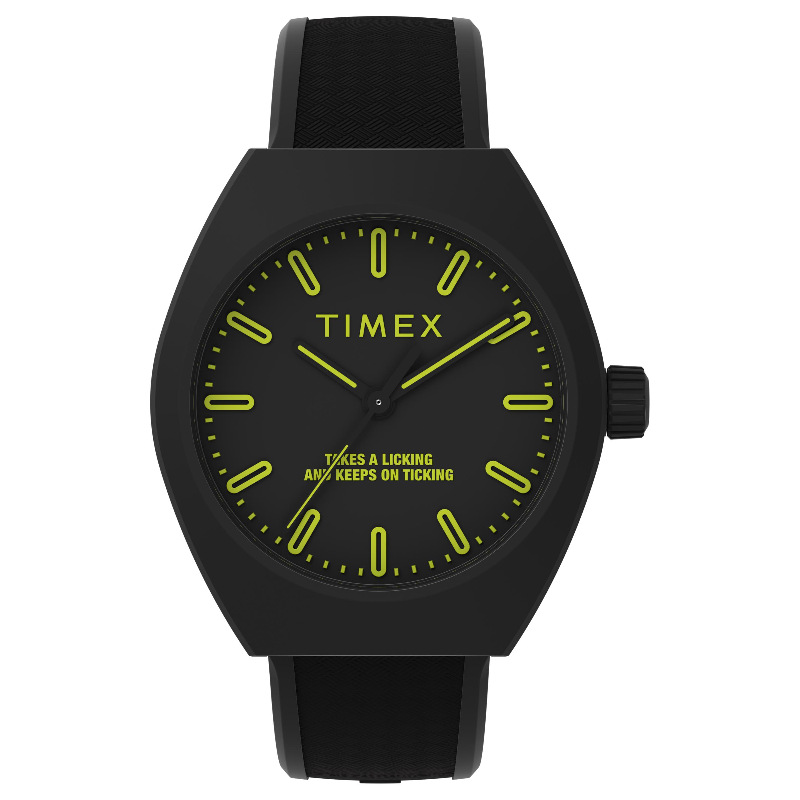 TIMEX Часы Wrist Watch Quartz Movement Black Dial Unisex, Yellow
TIMEX Часы Wrist Watch Quartz Movement Black Dial Unisex, Yellow