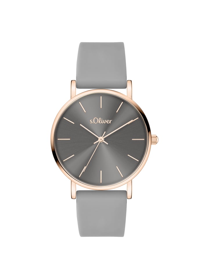 s.Oliver Классические и элегантные наручные часы серого цвета
s.Oliver Классические и элегантные наручные часы серого цвета