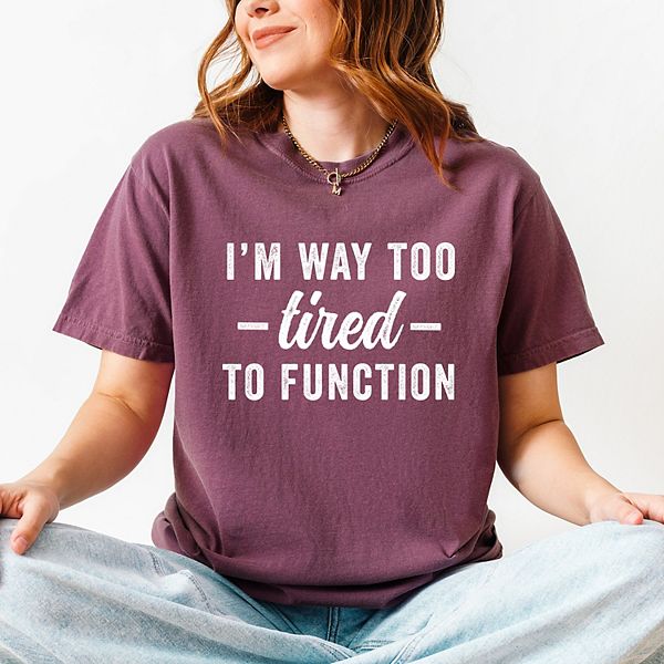 Футболка I'M way too tired to function с эффектом garment dyed Simply Sage Market, Berry, Зеленый, Футболка I'M way too tired to function с эффектом garment dyed Simply Sage Market, Berry
Футболка I'M way too tired to function с эффектом garment dyed Simply Sage Market, Berry, Зеленый, Футболка I'M way too tired to function с эффектом garment dyed Simply Sage Market, Berry