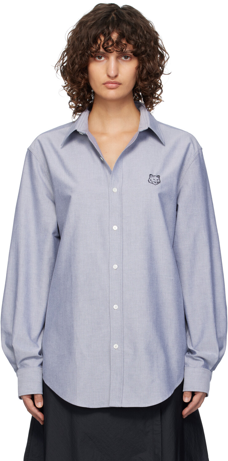 Синяя контурная футболка Fox Head Skate Maison Kitsune
Синяя контурная футболка Fox Head Skate Maison Kitsune