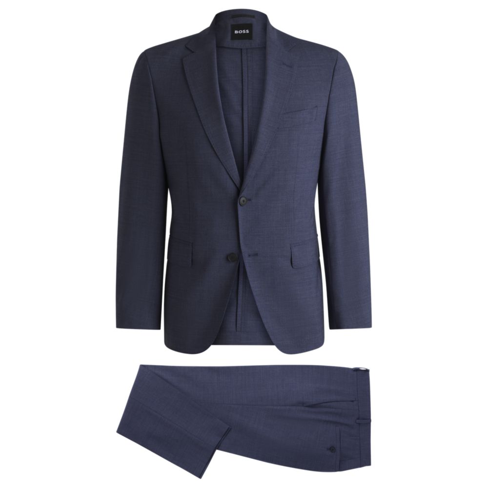 Облегающий костюм из эластичной ткани с микроузором BOSS, синий
Облегающий костюм из эластичной ткани с микроузором BOSS, синий