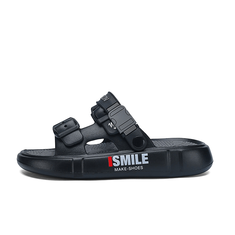 NANJIREN Пляжные сандалии мужские черно-серые, цвет Black Gray
NANJIREN Пляжные сандалии мужские черно-серые, цвет Black Gray