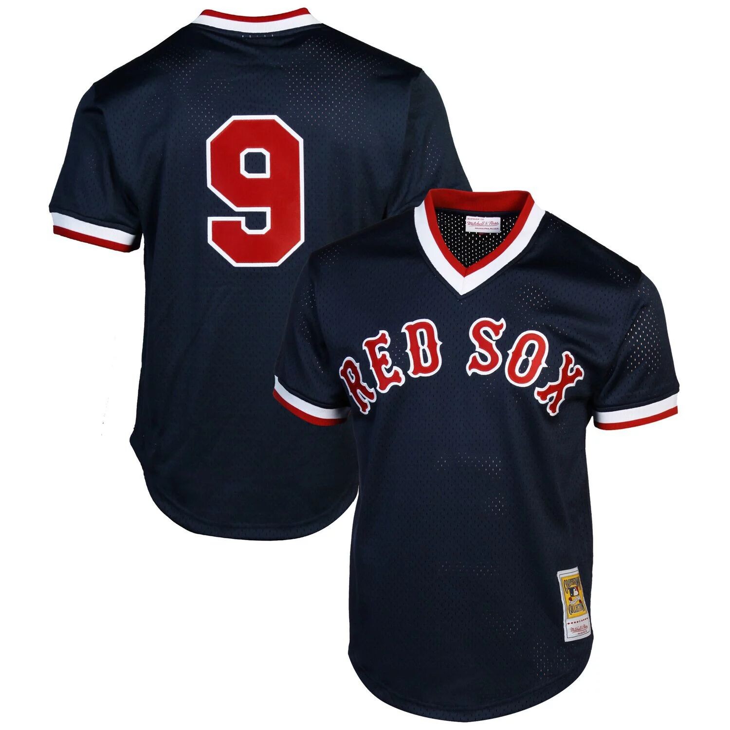Mitchell & Ness Ted Williams Boston Red Sox 1990 Authentic Cooperstown Collection Джерси для тренировки ватина - темно-синий
Mitchell & Ness Ted Williams Boston Red Sox 1990 Authentic Cooperstown Collection Джерси для тренировки ватина - темно-синий