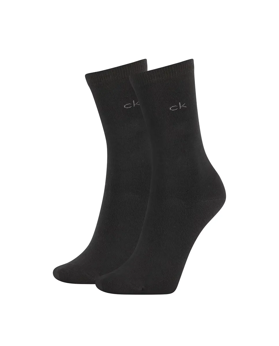 Комплект из двух пар однотонных женских носков Calvin Klein, черный
Комплект из двух пар однотонных женских носков Calvin Klein, черный