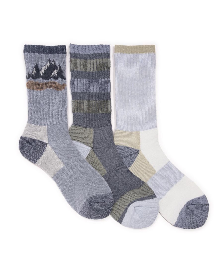 Мужские носки Crew Hike Heat Retainer Socks (3 шт) MUK LUKS, Blue
Мужские носки Crew Hike Heat Retainer Socks (3 шт) MUK LUKS, Blue