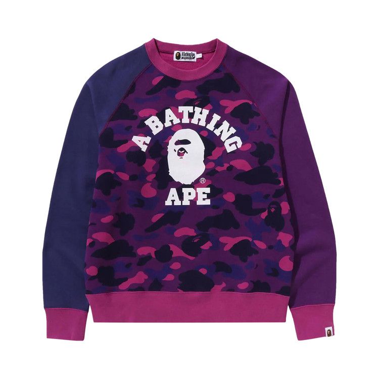 Свитер BAPE Color Camo College Crewneck, Purple
Свитер BAPE Color Camo College Crewneck, Purple