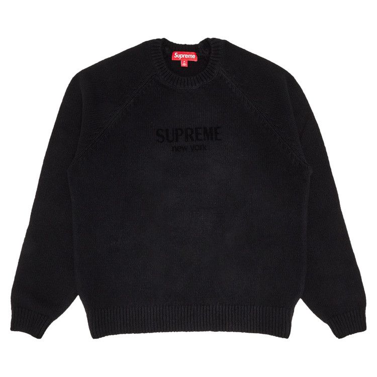 Свитер Supreme Flocked Logo Sweater, Black
Свитер Supreme Flocked Logo Sweater, Black