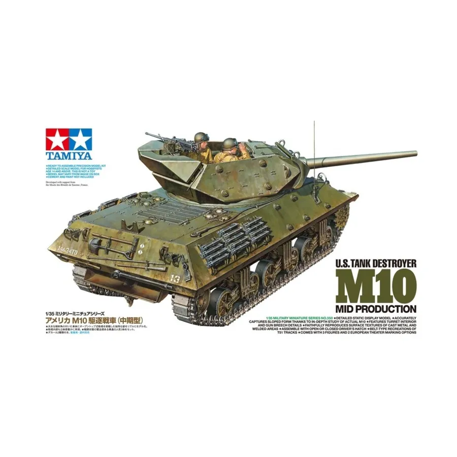 Американский истребитель танков M10 среднего производства, Military Models - 1/35 Scale
Американский истребитель танков M10 среднего производства, Military Models - 1/35 Scale