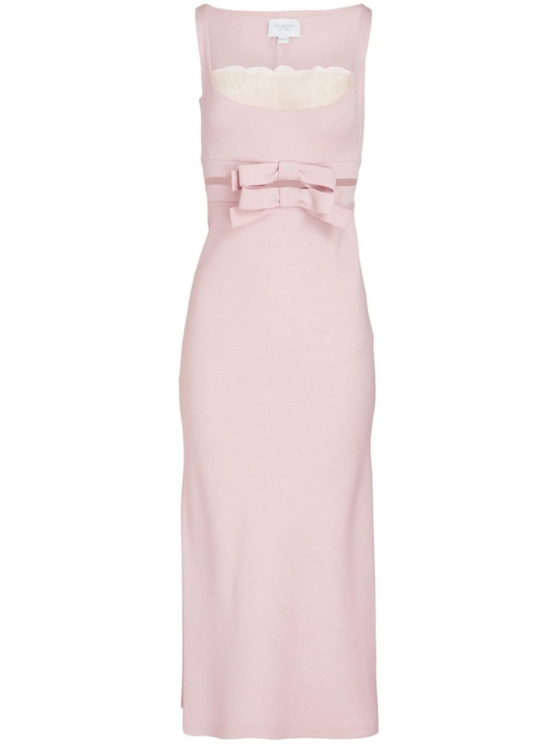 Giambattista Valli креповое платье миди с бантом, розовый
Giambattista Valli креповое платье миди с бантом, розовый