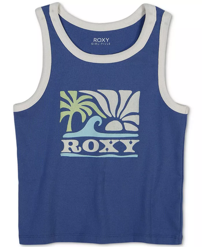 Футболка-майка с ребрами и принтом "Wavy Day" для девочек больших размеров Roxy, синий
Футболка-майка с ребрами и принтом "Wavy Day" для девочек больших размеров Roxy, синий