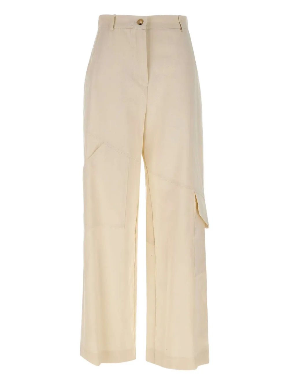 Брюки прямого кроя с карманами карго kaos, нейтральный
Брюки прямого кроя с карманами карго kaos, нейтральный