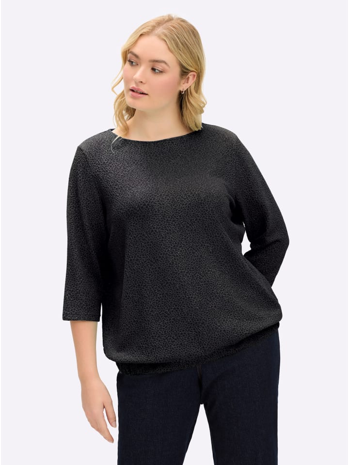 Черная толстовка с рисунком sheego, Черный, Черная толстовка с рисунком sheego
Черная толстовка с рисунком sheego, Черный, Черная толстовка с рисунком sheego