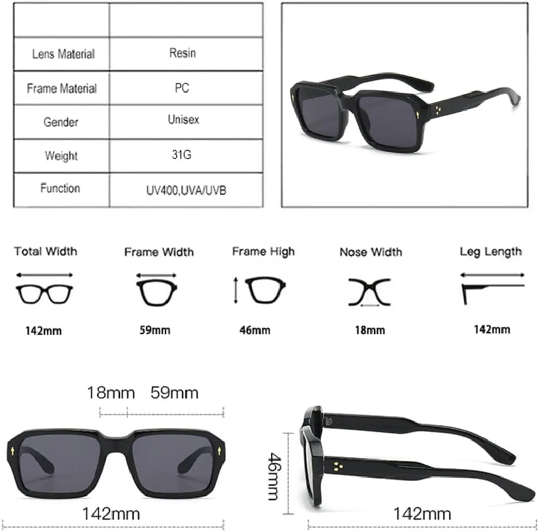 Солнцезащитные очки для мужчин и женщин - защита UV400 - линзы Punk Rivets Clear Ocean Gradient для занятий спортом на открытом воздухе и вождения DSVIGF, Black Blue
Солнцезащитные очки для мужчин и женщин - защита UV400 - линзы Punk Rivets Clear Ocean Gradient для занятий спортом на открытом воздухе и вождения DSVIGF, Black Blue