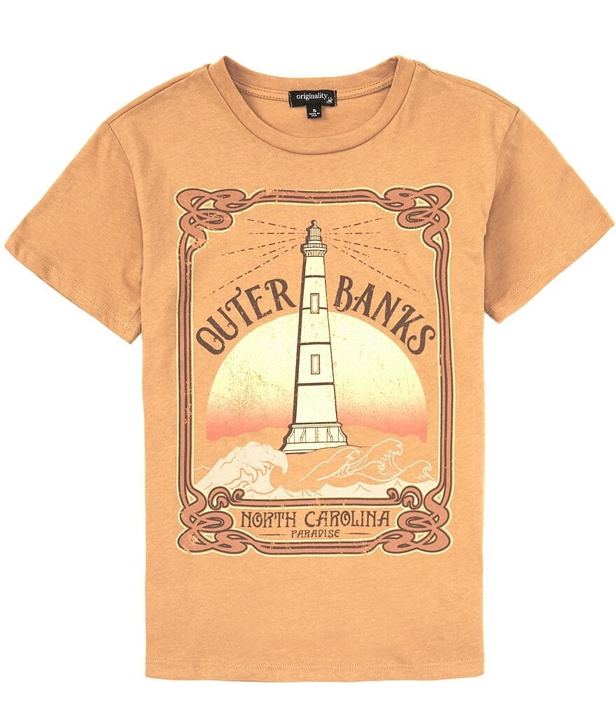 Футболка Outerbanks Lighthouse OS Originality Big Girls 7–16 с короткими рукавами, бежевый
Футболка Outerbanks Lighthouse OS Originality Big Girls 7–16 с короткими рукавами, бежевый