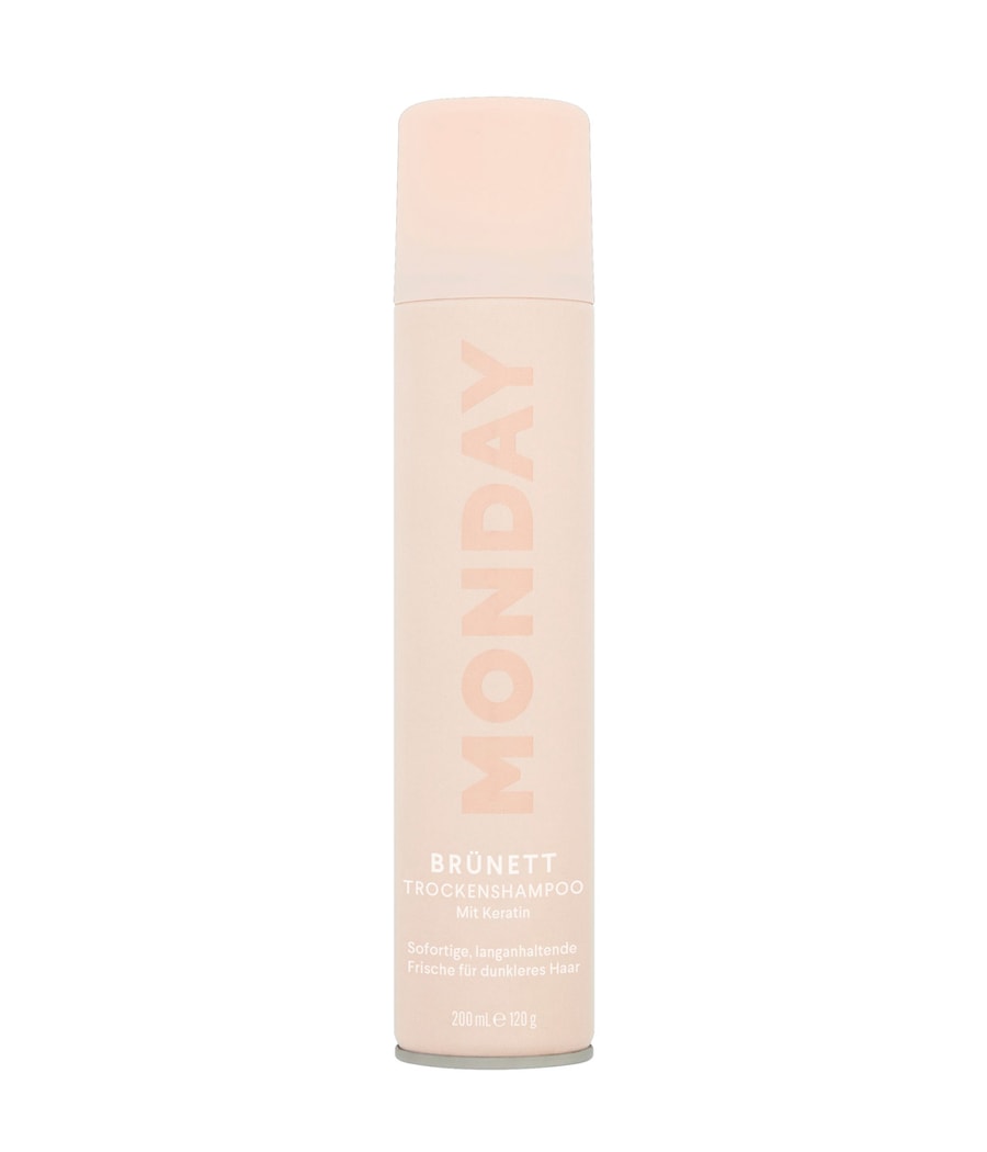 Сухой шампунь MONDAY Haircare Brunette, 200 ml
Сухой шампунь MONDAY Haircare Brunette, 200 ml