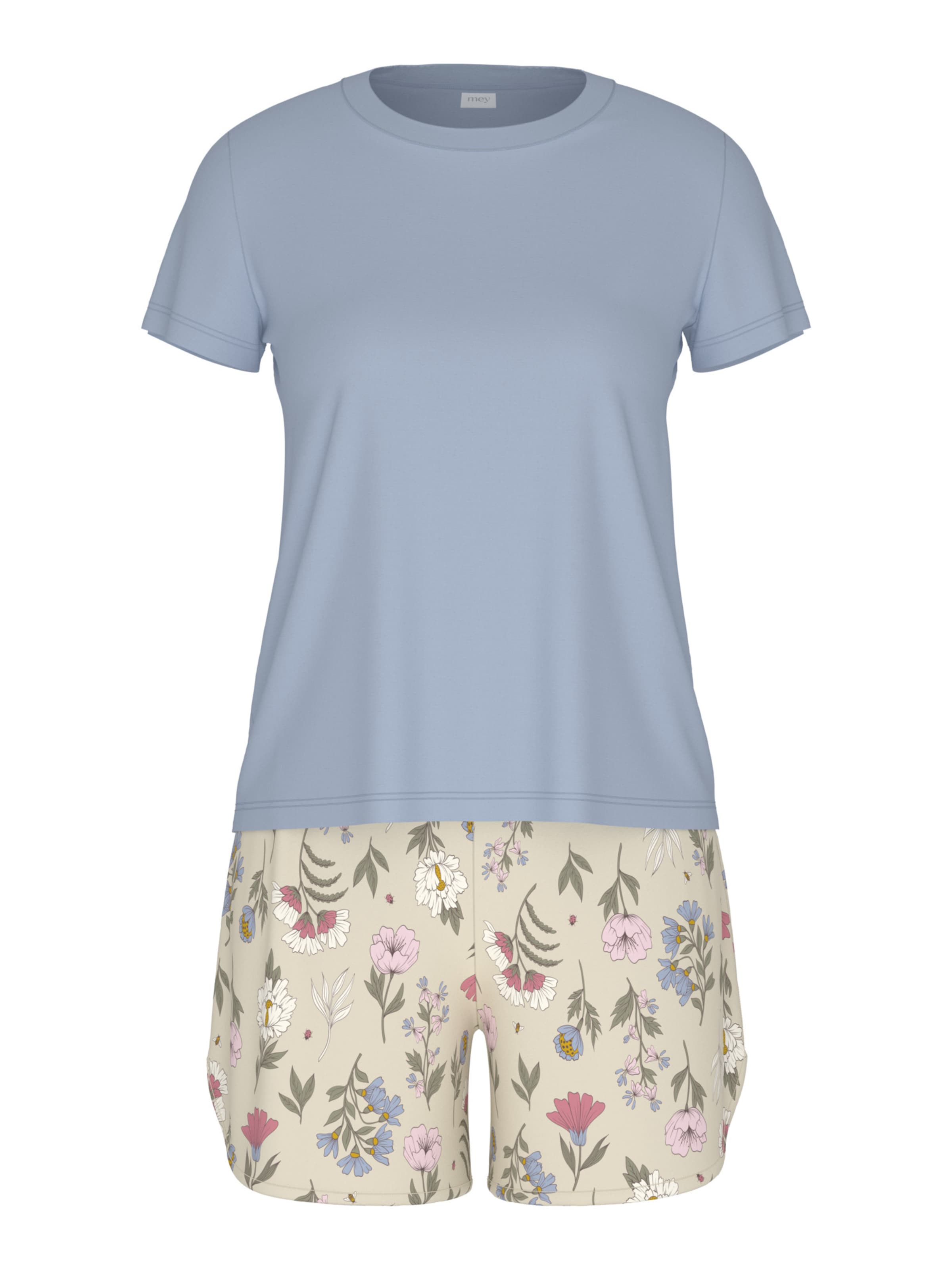 Mey Короткий пижамный комплект в цвете Off White
Mey Короткий пижамный комплект в цвете Off White