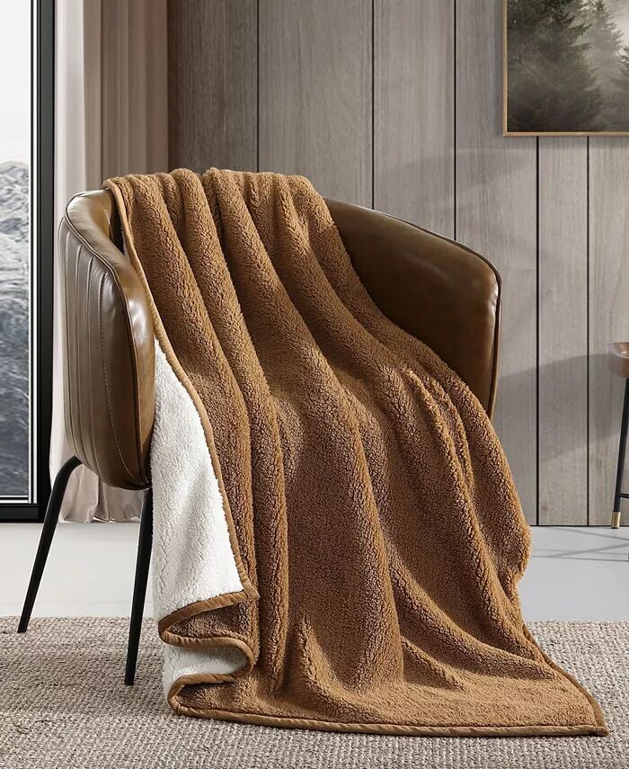 Двухцветное двустороннее одеяло из шерпы, 60 x 50 дюймов Eddie Bauer, коричневый
Двухцветное двустороннее одеяло из шерпы, 60 x 50 дюймов Eddie Bauer, коричневый