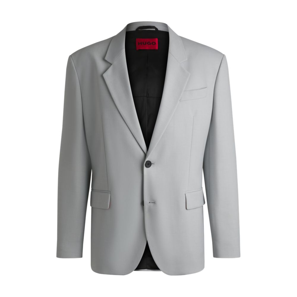 Куртка современного кроя из эластичного твила с подкладкой по всей длине HUGO, светло-серый
Куртка современного кроя из эластичного твила с подкладкой по всей длине HUGO, светло-серый