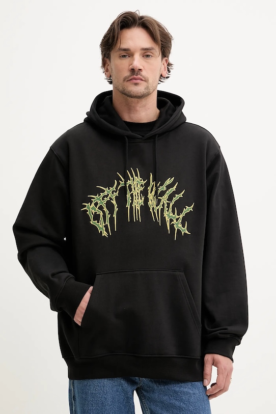 Хлопковая толстовка Vans, черный
Хлопковая толстовка Vans, черный