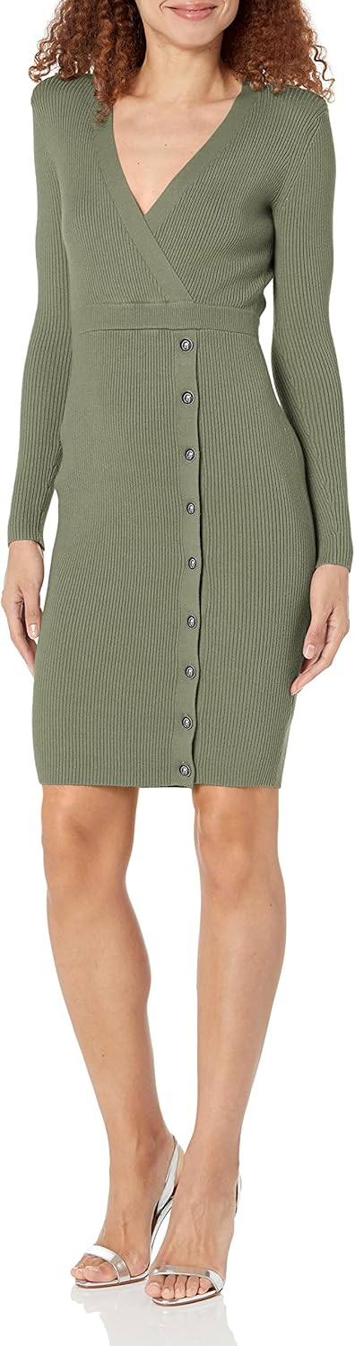 GUESS Женское повседневное платье-свитер Alexandra, Lichen Leaf Green
GUESS Женское повседневное платье-свитер Alexandra, Lichen Leaf Green