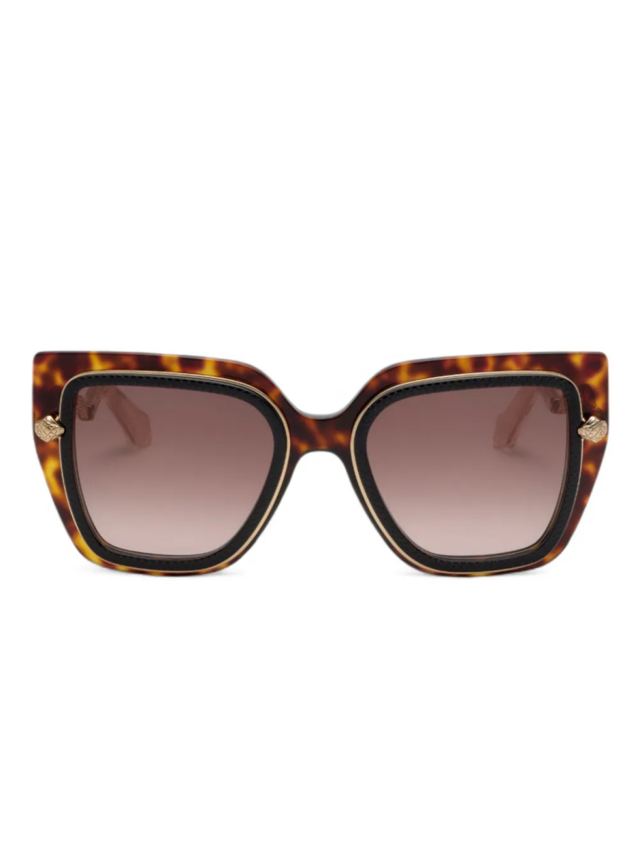 Большие солнцезащитные очки в черепаховой оправе Roberto Cavalli, коричневый
Большие солнцезащитные очки в черепаховой оправе Roberto Cavalli, коричневый