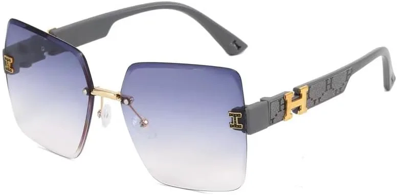 Модные европейские и американские солнцезащитные очки премиум-класса в крупной оправе | безрамочный декоративный дизайн - роскошный нейтральный оттенок DHJKLUJO, 3
Модные европейские и американские солнцезащитные очки премиум-класса в крупной оправе | безрамочный декоративный дизайн - роскошный нейтральный оттенок DHJKLUJO, 3