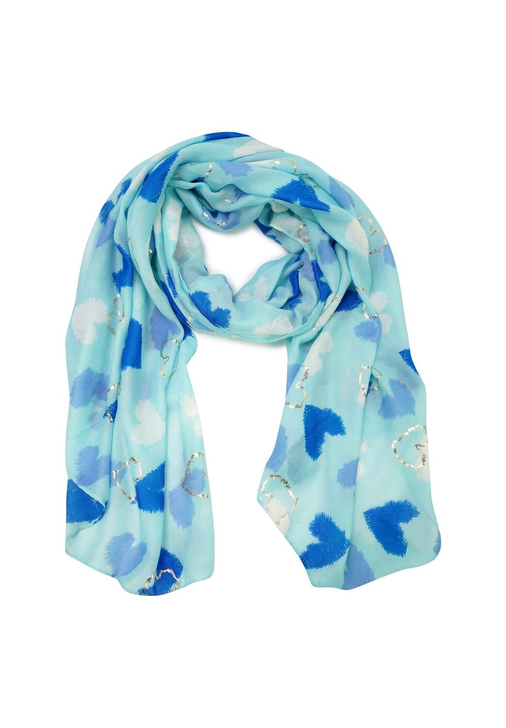 Шарф УРА с красивым принтом в виде сердечек HARPA, цвет Shades Of Blue-gold
Шарф УРА с красивым принтом в виде сердечек HARPA, цвет Shades Of Blue-gold