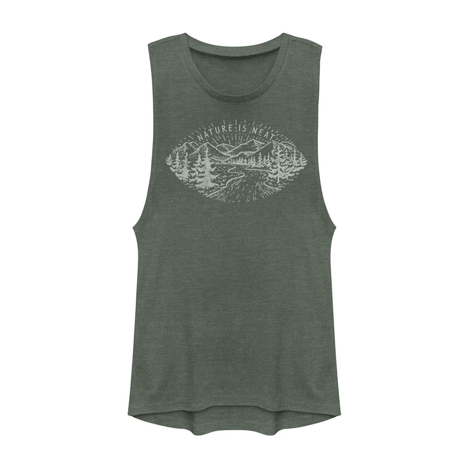 Линейный рисунок мускулистой майки для юниоров "Nature Is Neat"
Линейный рисунок мускулистой майки для юниоров "Nature Is Neat"