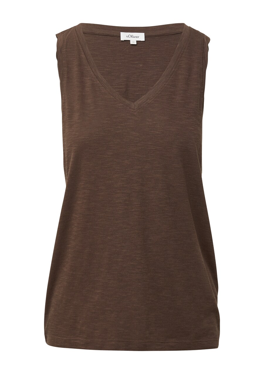 Топ s.Oliver, темно-коричневый
Топ s.Oliver, темно-коричневый