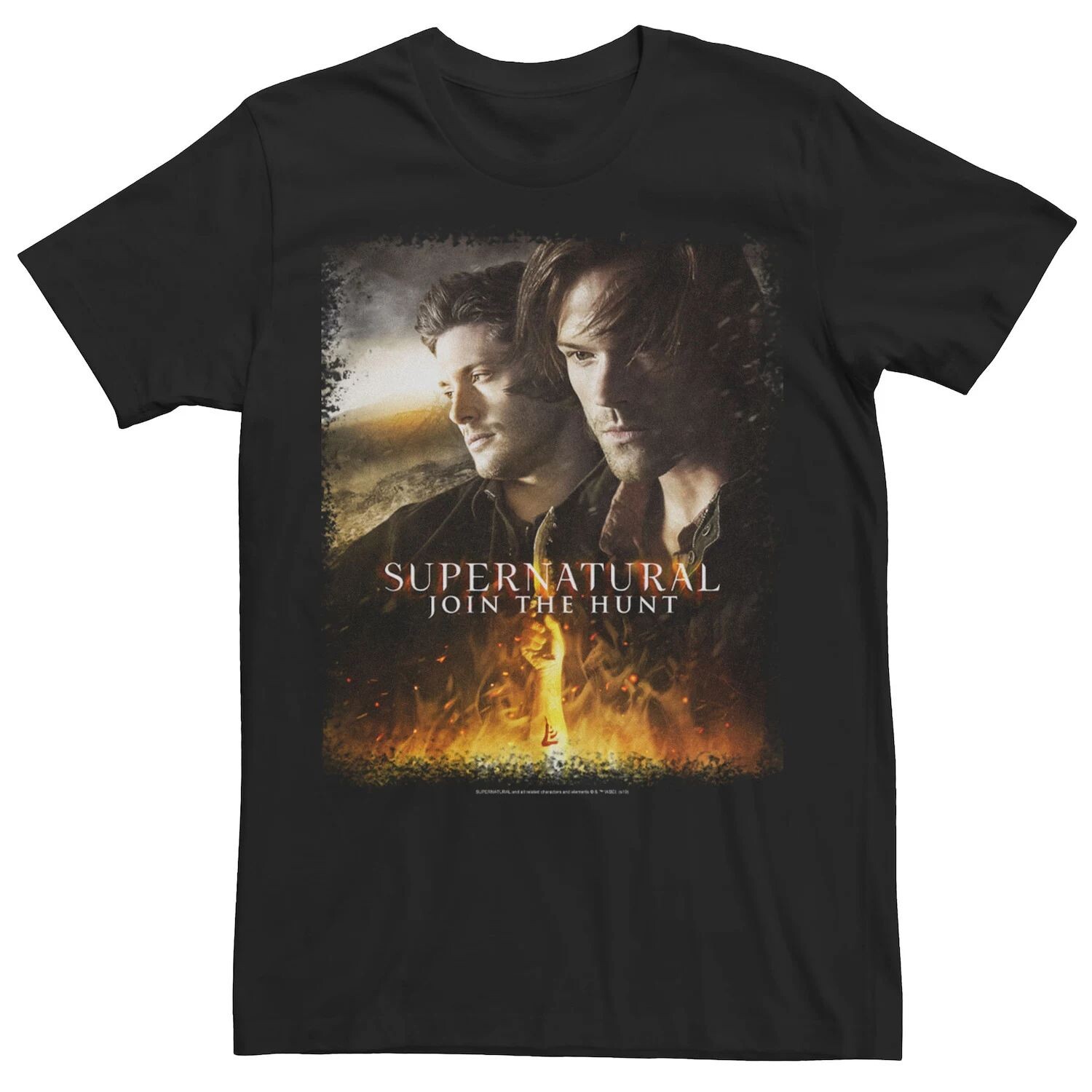 Мужская футболка с плакатом Supernatural Join The Hunt Flames Licensed Character
Мужская футболка с плакатом Supernatural Join The Hunt Flames Licensed Character