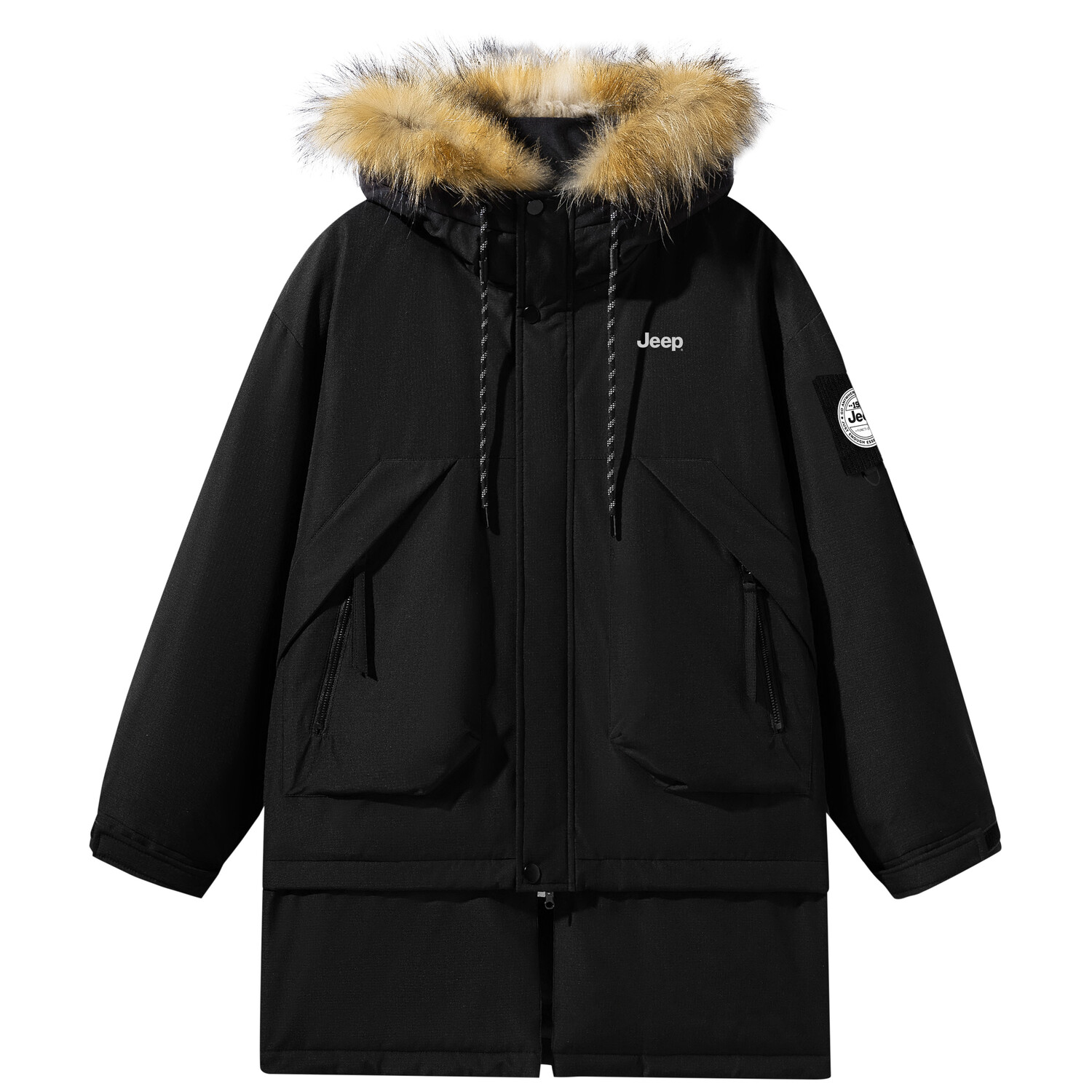 Пуховик унисекс Jeep, черный
Пуховик унисекс Jeep, черный