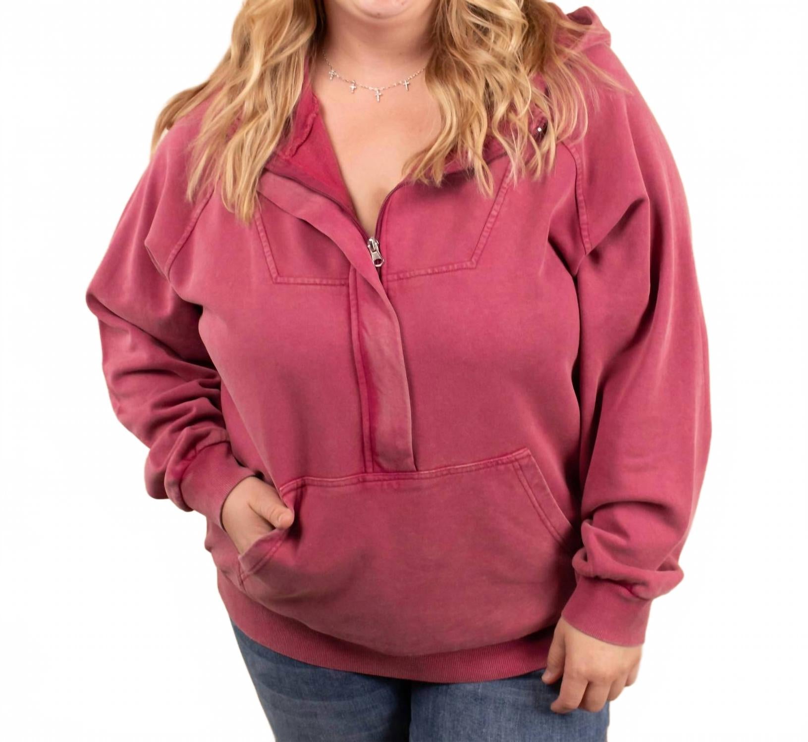 Уютная толстовка Cozy Core в ягодном цвете Michelle Mae, berry
Уютная толстовка Cozy Core в ягодном цвете Michelle Mae, berry