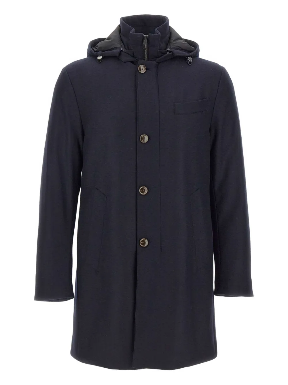 Пальто с капюшоном на пуговицах Montecore, синий
Пальто с капюшоном на пуговицах Montecore, синий
