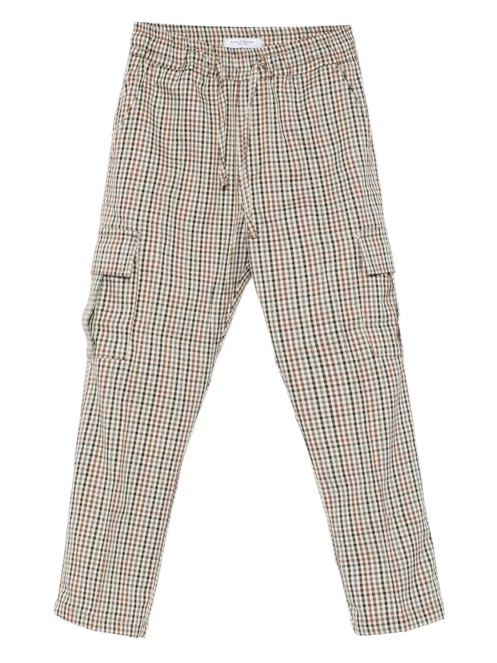 Клетчатые брюки-карго Paolo Pecora Kids, нейтральный
Клетчатые брюки-карго Paolo Pecora Kids, нейтральный