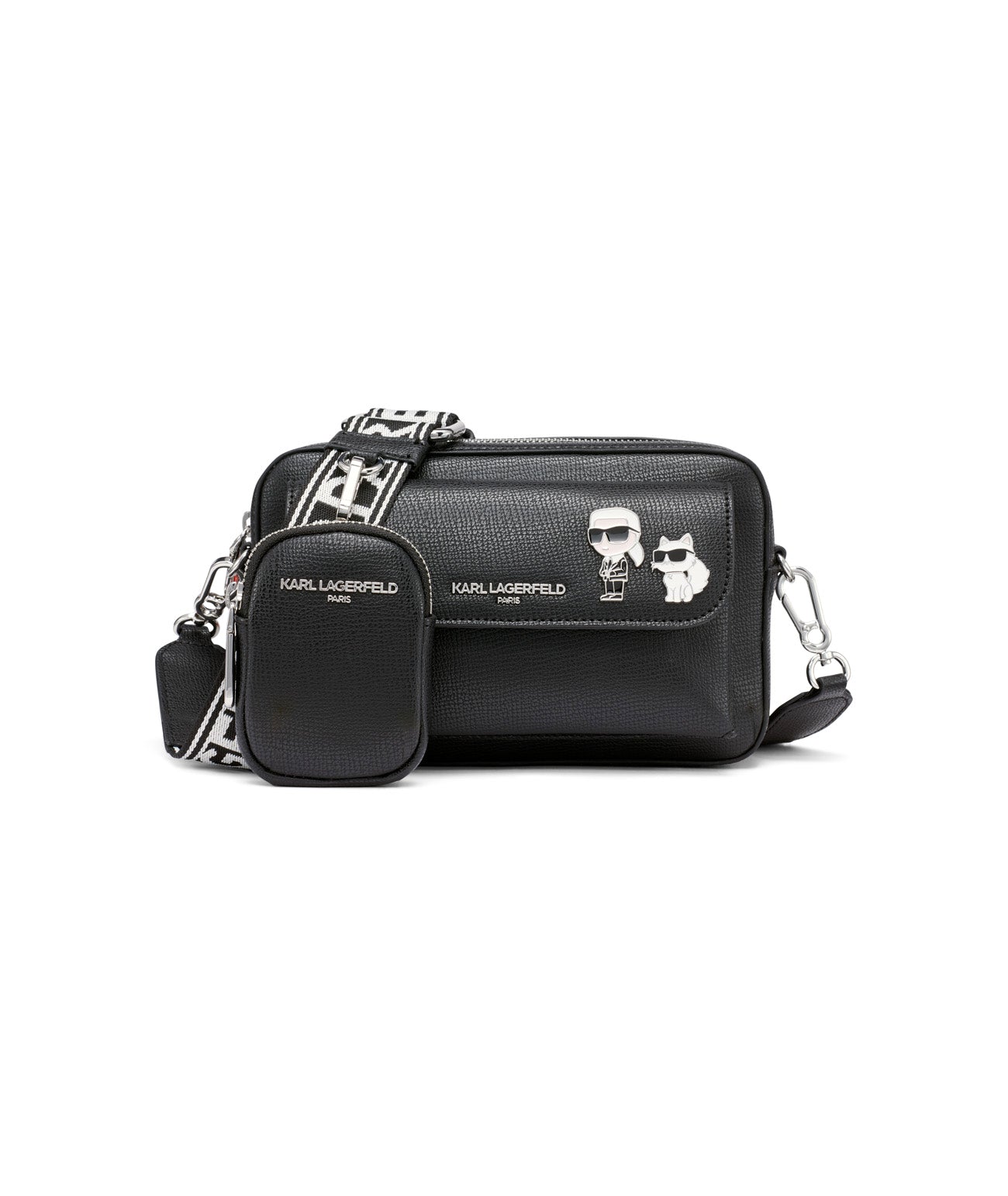 Сумка для фотоаппарата MAYBELLE DUO HEAD PIN через плечо KARL LAGERFELD PARIS, черный
Сумка для фотоаппарата MAYBELLE DUO HEAD PIN через плечо KARL LAGERFELD PARIS, черный