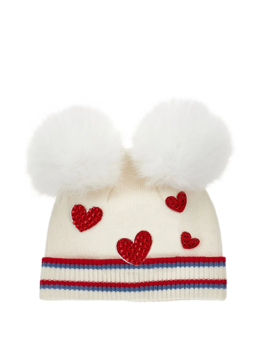 Шапка бини с помпоном Monnalisa, белый
Шапка бини с помпоном Monnalisa, белый