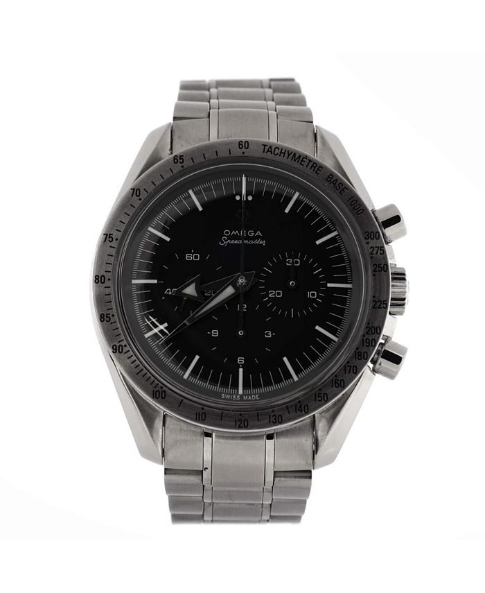 Часы Speedmaster Broad Arrow Chronograph с ручным заводом из нержавеющей стали 42 мм Pre-Owned Omega, черный
Часы Speedmaster Broad Arrow Chronograph с ручным заводом из нержавеющей стали 42 мм Pre-Owned Omega, черный