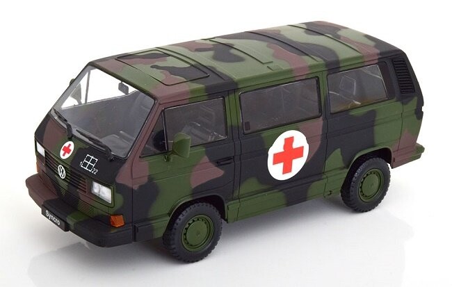 Kk-Scale Vw T3 Bus Syncro Bundeswehr Ambulanz 1:18 180969
Kk-Scale Vw T3 Bus Syncro Bundeswehr Ambulanz 1:18 180969