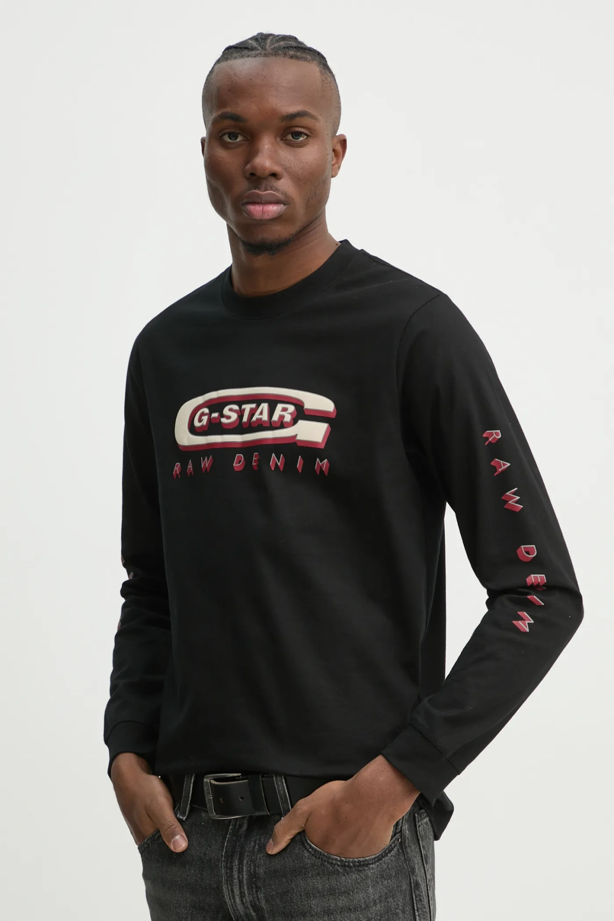 Хлопковый топ с длинными рукавами G-Star Raw, черный
Хлопковый топ с длинными рукавами G-Star Raw, черный