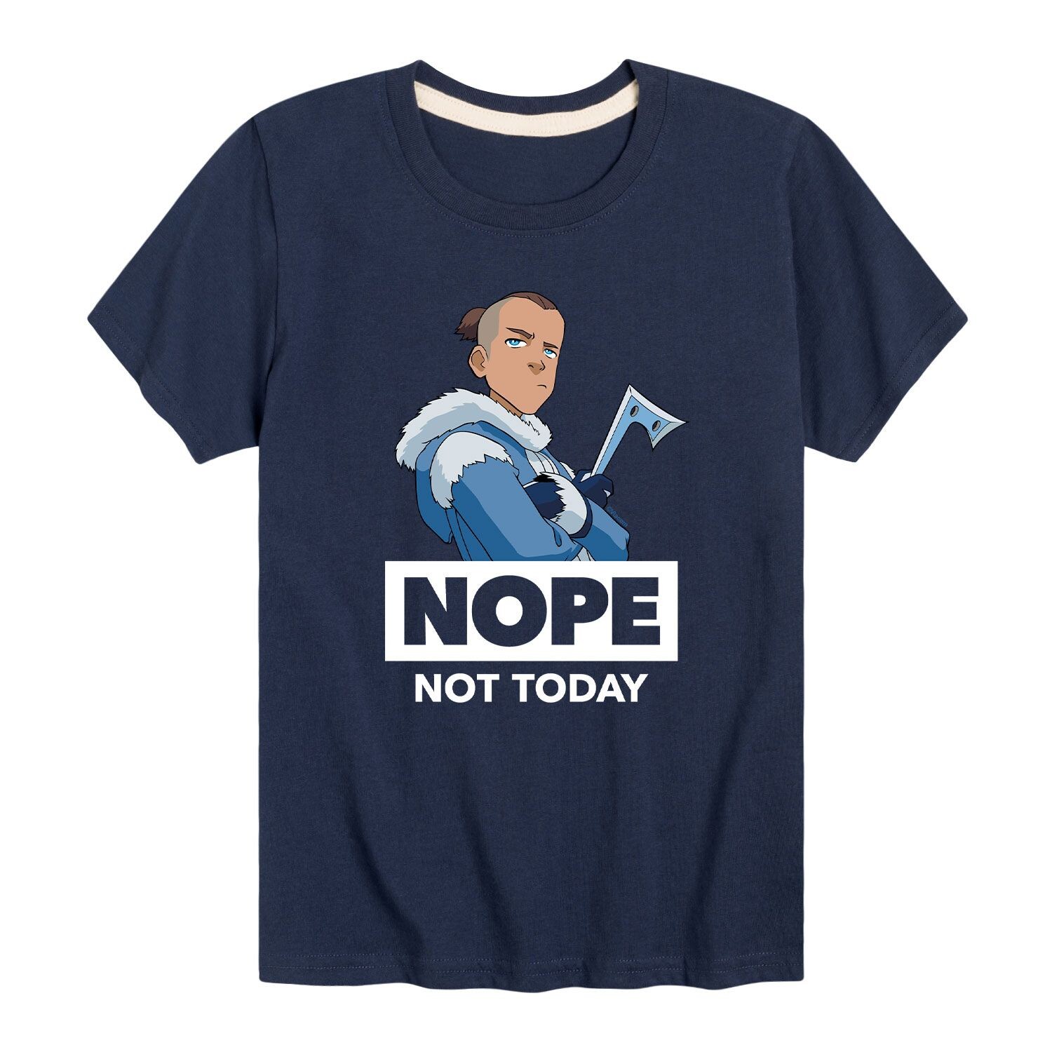 Футболка с рисунком «Аватар: последний маг воздуха» Сокка для мальчиков 8–20 лет «Нет, не сегодня» Licensed Character, синий
Футболка с рисунком «Аватар: последний маг воздуха» Сокка для мальчиков 8–20 лет «Нет, не сегодня» Licensed Character, синий