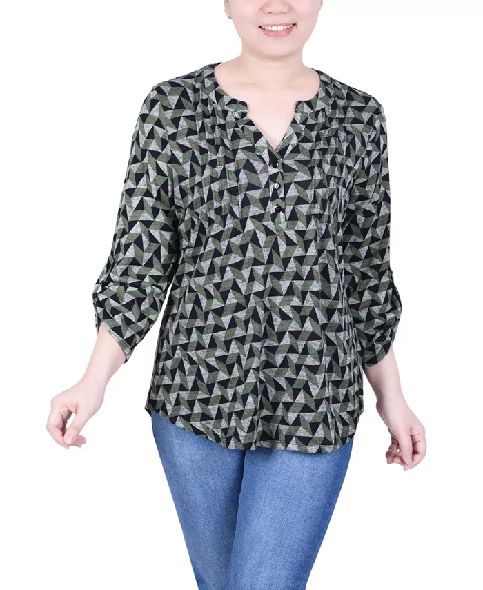 Женский топ с рукавом 3/4 NY Collection, мультиколор
Женский топ с рукавом 3/4 NY Collection, мультиколор