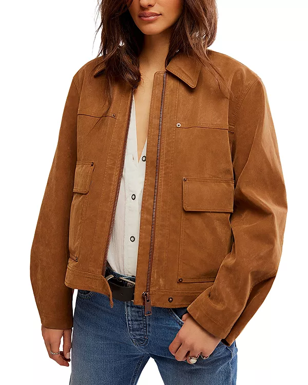 Куртка Блэр из искусственной замши Free People, коричневый
Куртка Блэр из искусственной замши Free People, коричневый