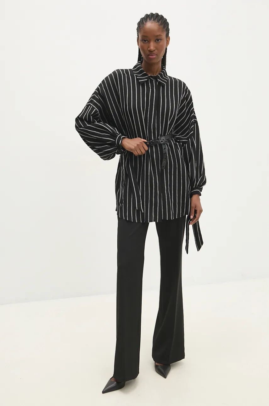 Рубашка Answear Lab, черный 
Рубашка Answear Lab, черный