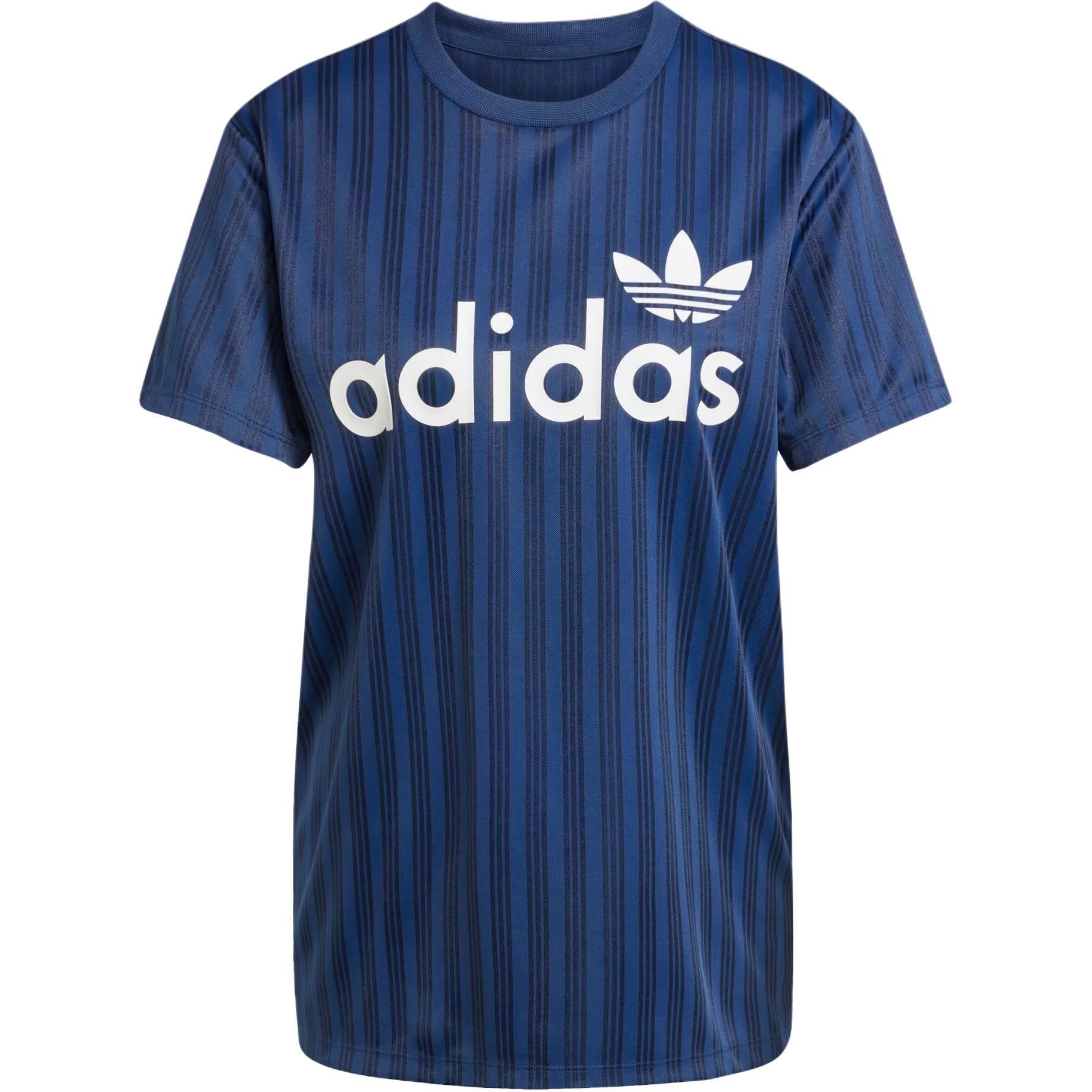 Футболка Boyfriend с линейным принтом Adidas Originals, indigo
Футболка Boyfriend с линейным принтом Adidas Originals, indigo