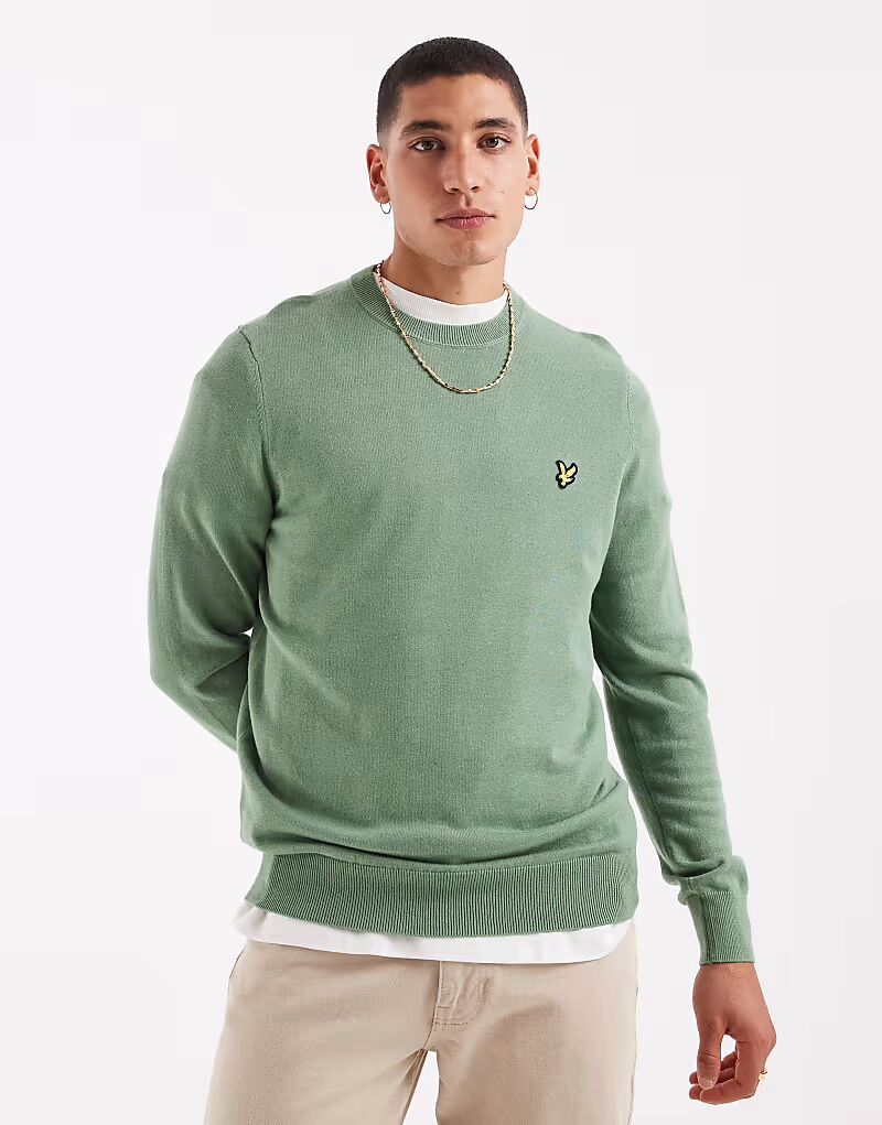 Хлопковый джемпер Lyle & Scott Mid с круглым вырезом в цвете x576 дымчато-зеленый
Хлопковый джемпер Lyle & Scott Mid с круглым вырезом в цвете x576 дымчато-зеленый