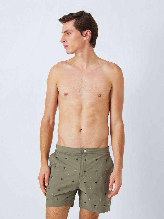 Сшитые на заказ плавательные шорты с вышивкой John Lewis, зеленый
Сшитые на заказ плавательные шорты с вышивкой John Lewis, зеленый